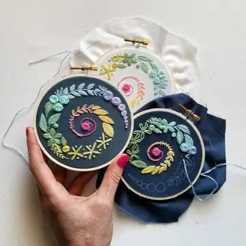 Spiral Sampler Embroidery Kit