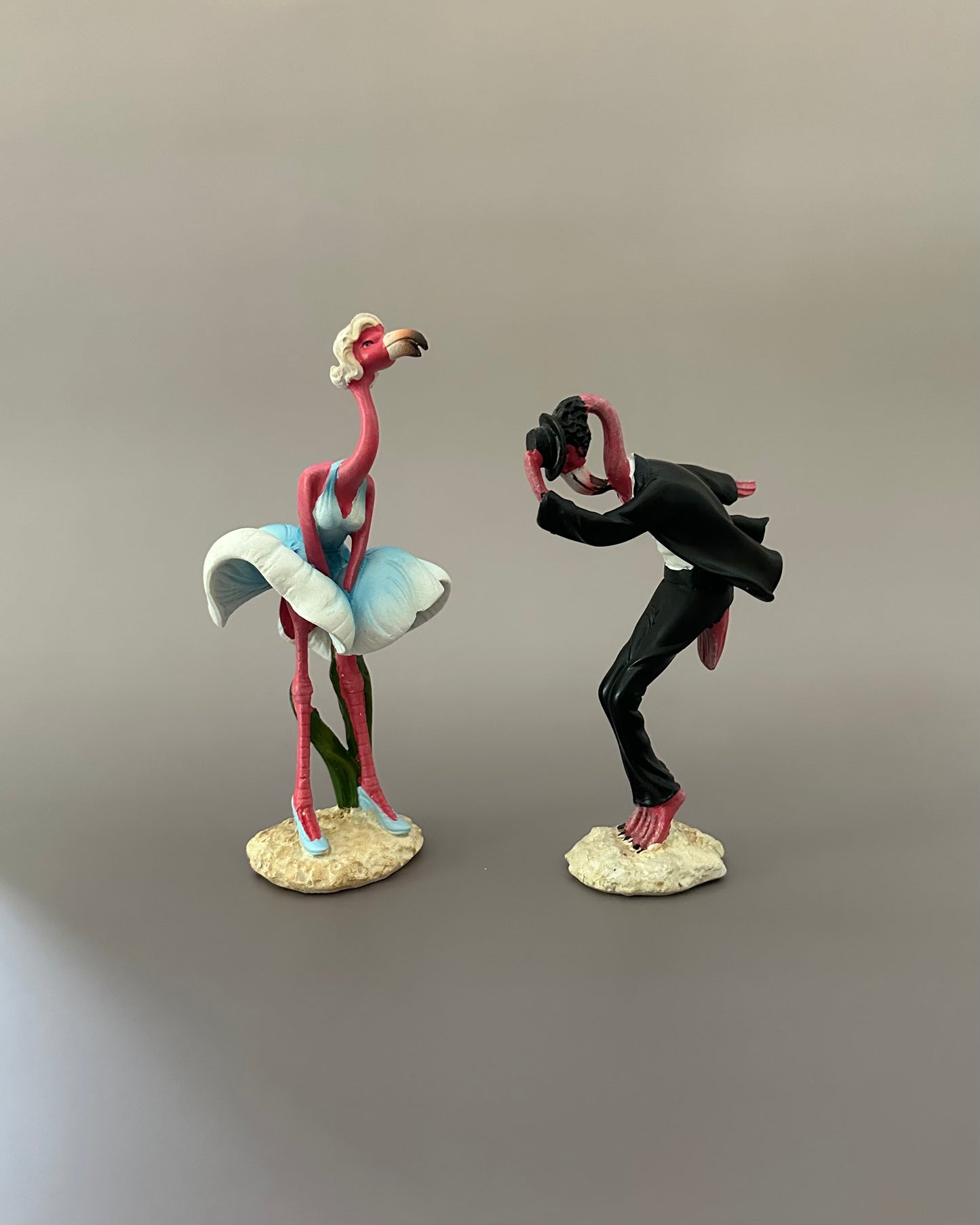 Dancing Flamingos — Pair
