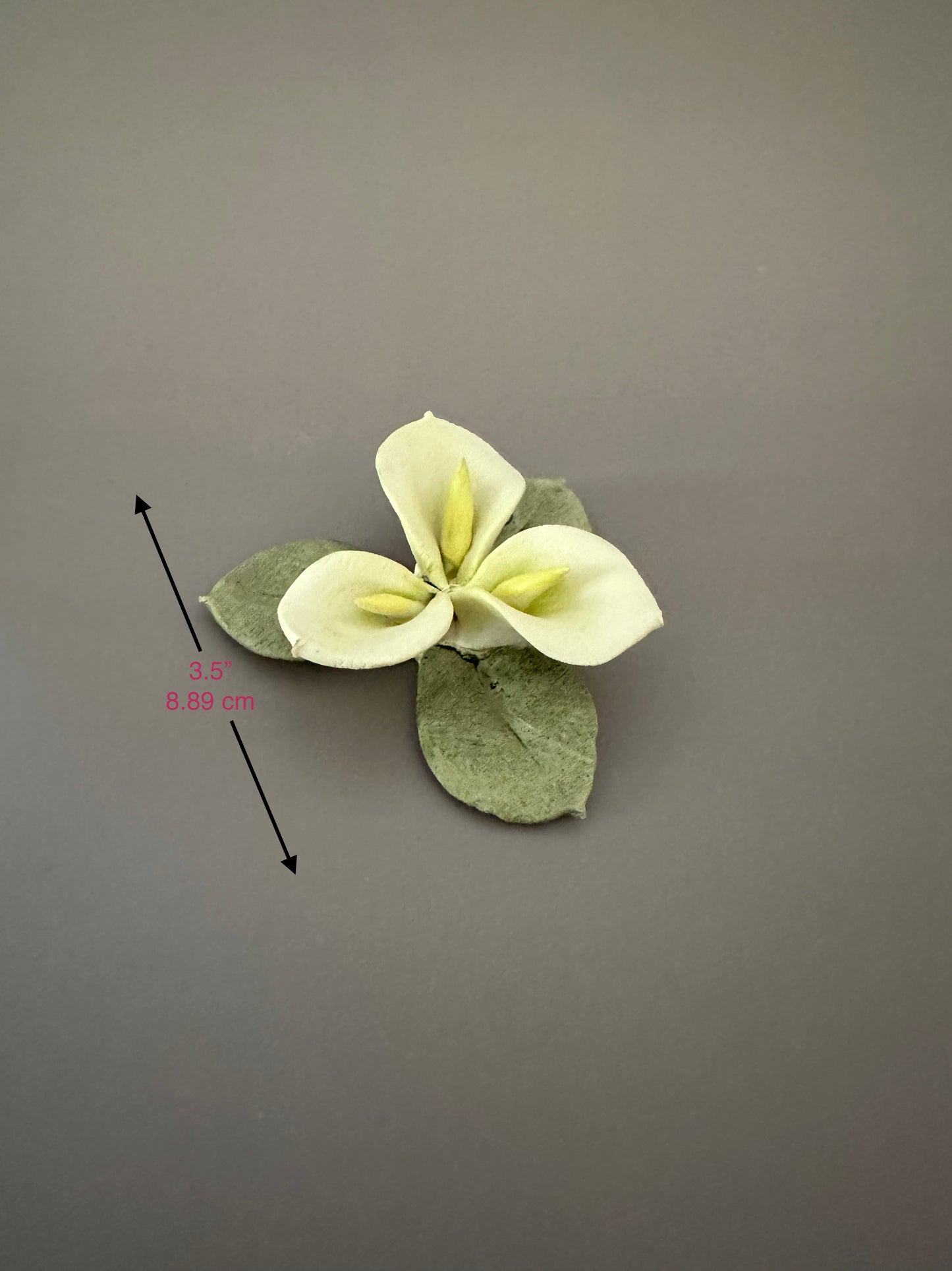 Capodimonte Porcelain Calla Palustris Flower