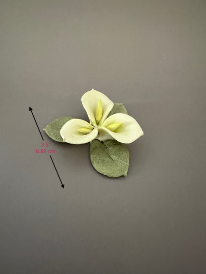 Capodimonte Porcelain Calla Palustris Flower