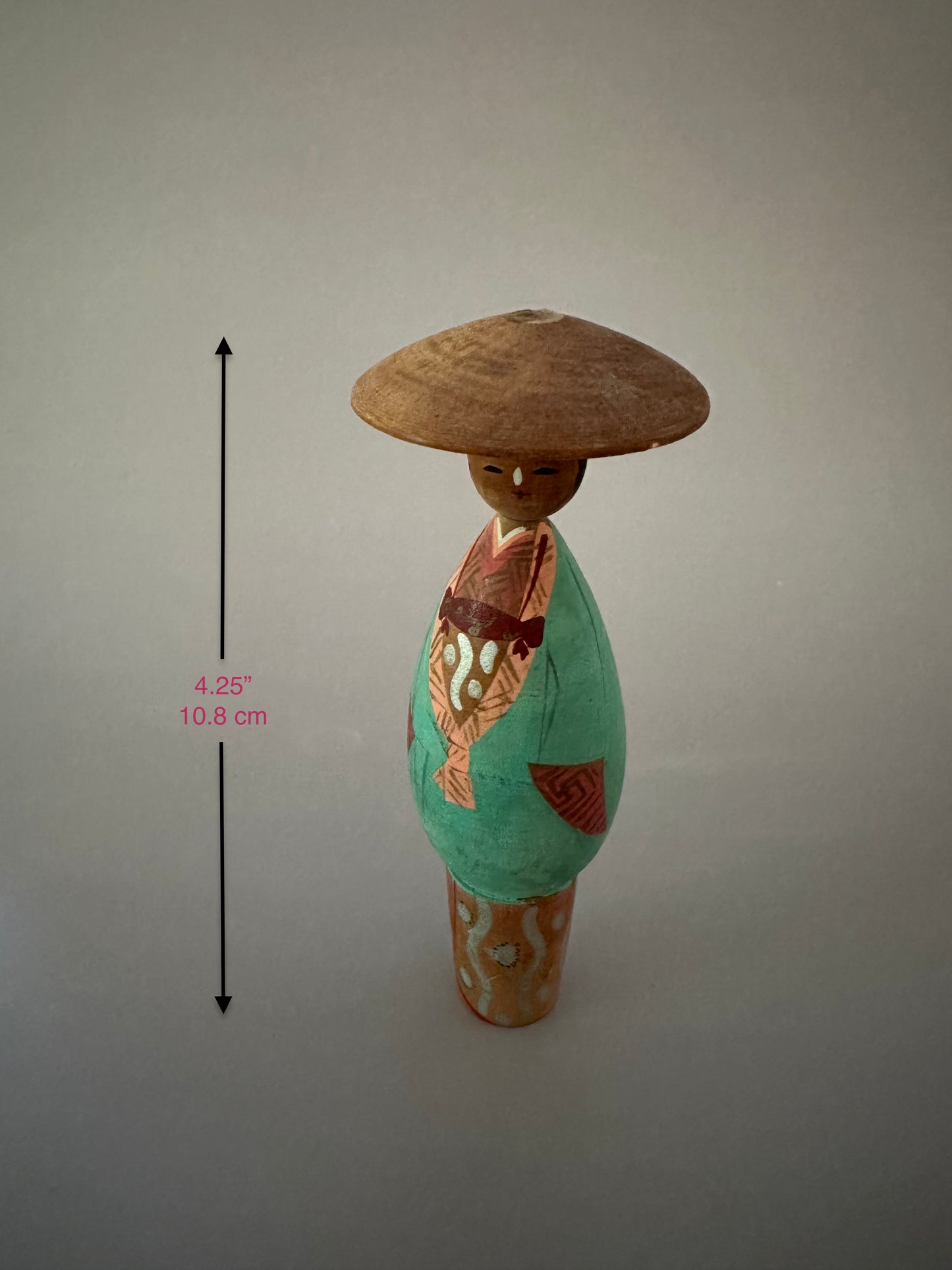 Vintage Handmade Vietnamese Wooden Figure