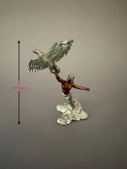 Native American Figure with Eagle