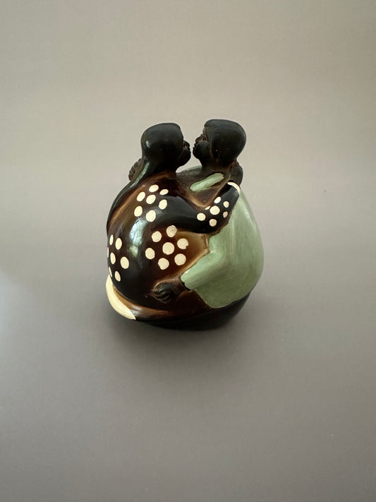 Peruvian Couple Embracing