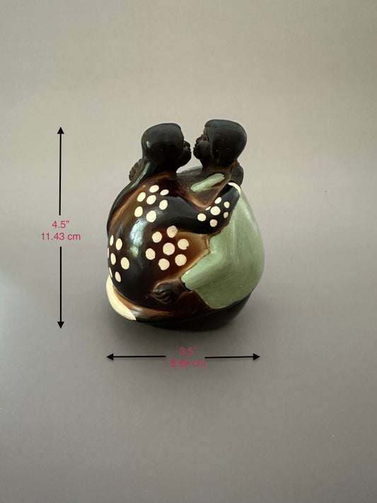 Peruvian Couple Embracing