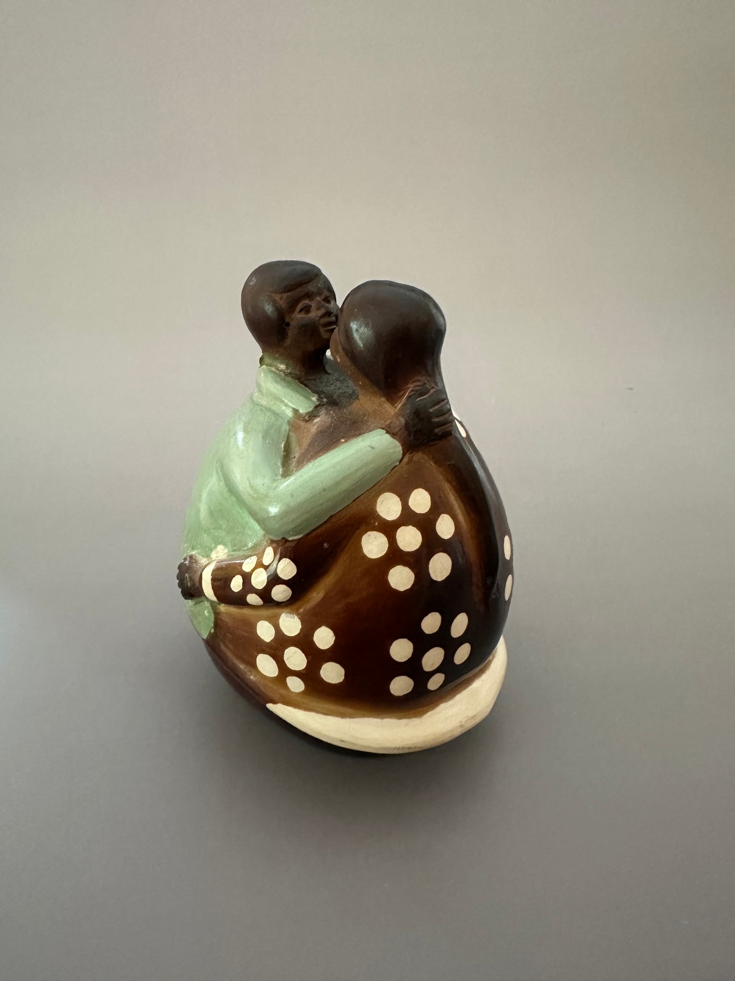 Peruvian Couple Embracing