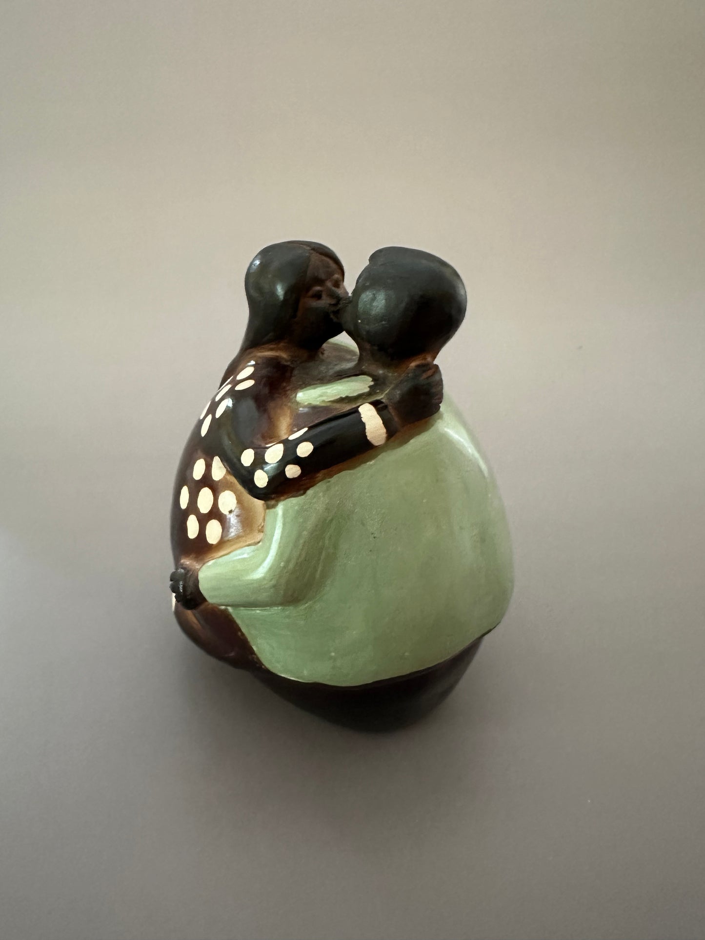 Peruvian Couple Embracing