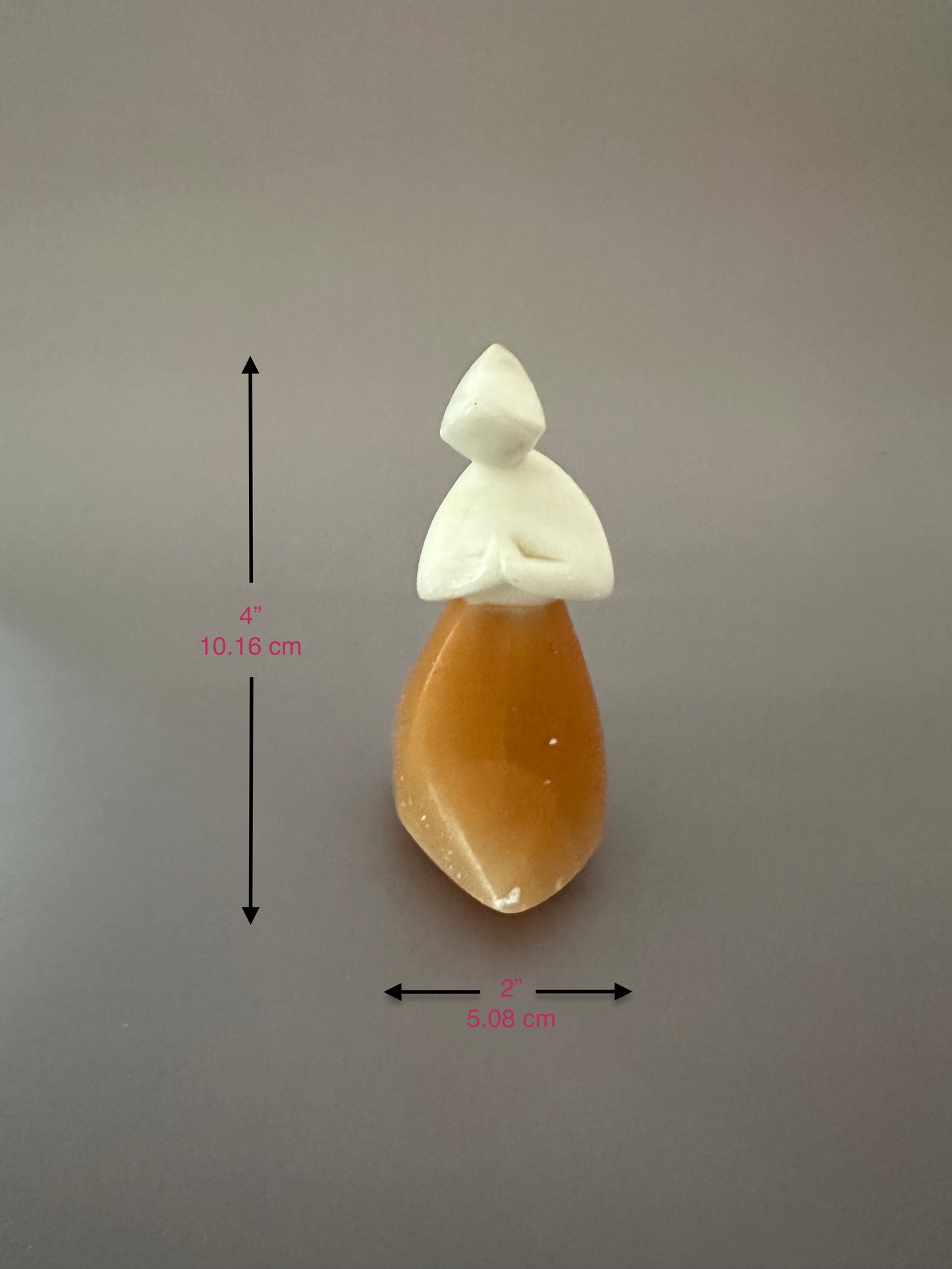 Graceful Russian Selenite Sculpture