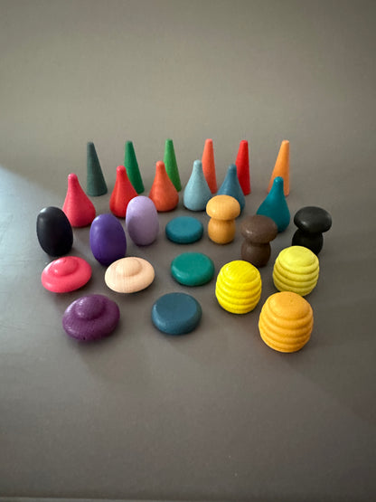 Colorful Wooden Shapes