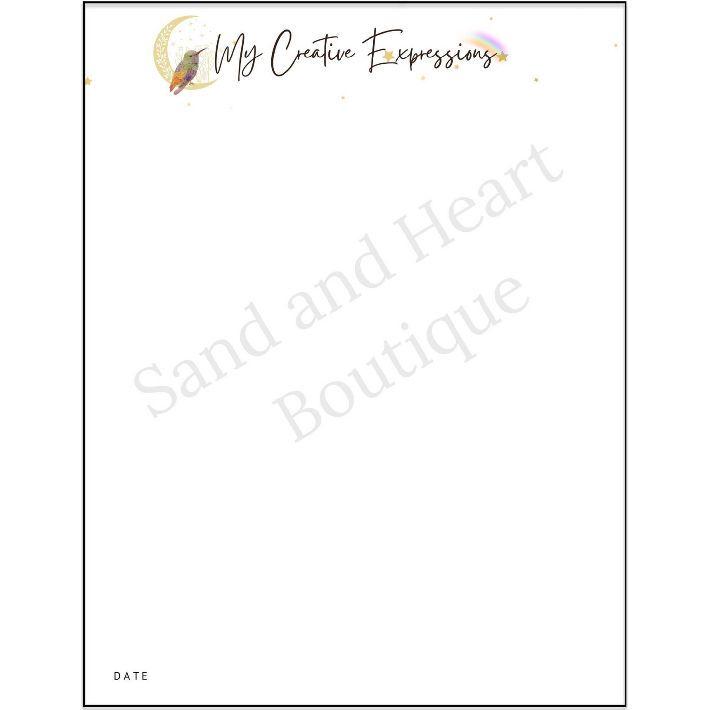 Celestial EJournal — Fillable Digital Download