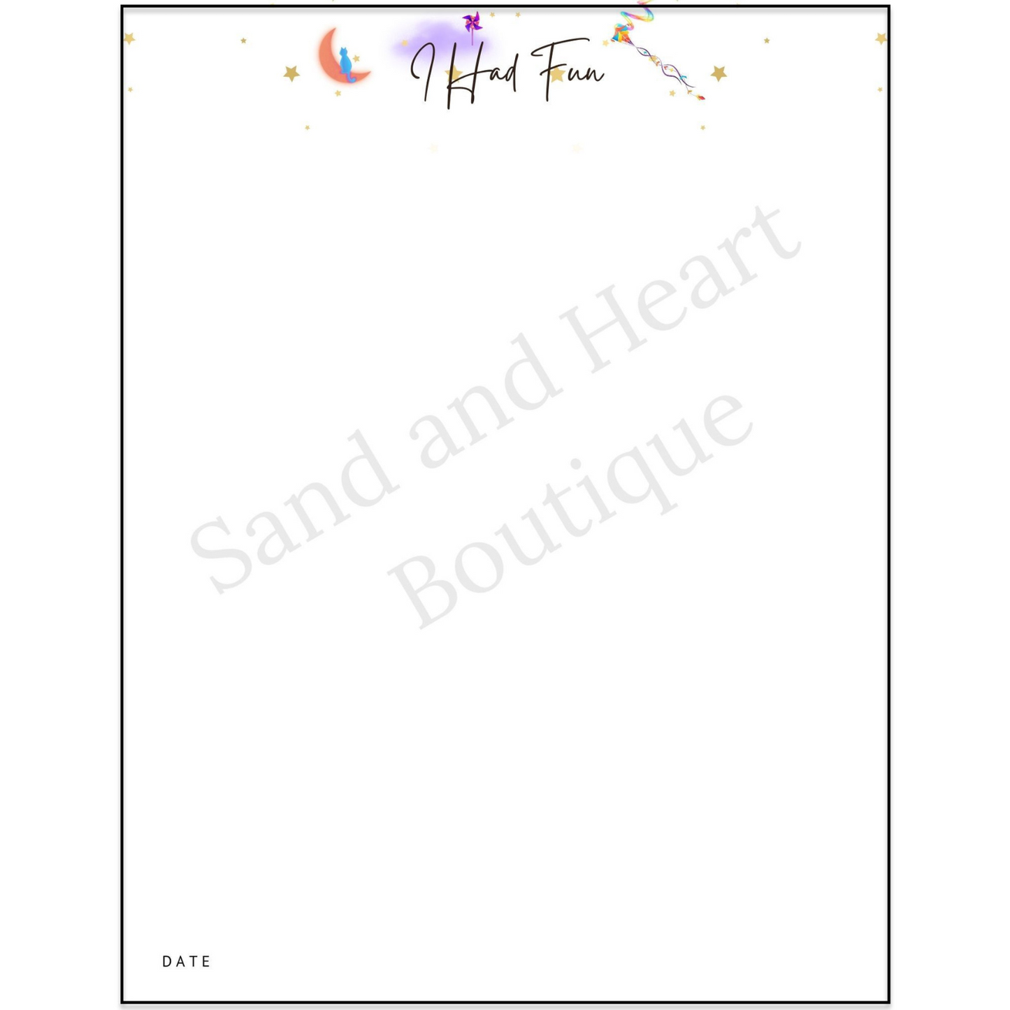 Celestial EJournal — Fillable Digital Download